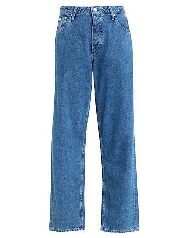 CALVIN KLEIN JEANS Denim trousers Blue 100% Cotton