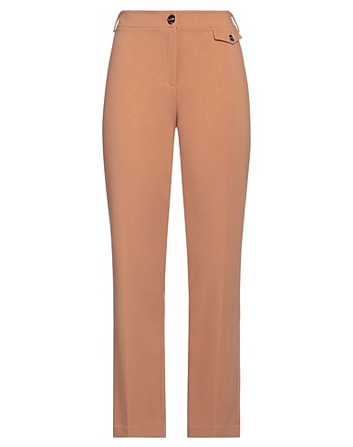 NENETTE Casual trouser Camel 61% Polyester, 34% Viscose, 5% Elastane