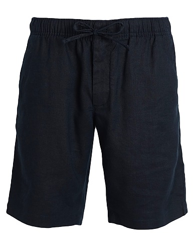 TOMMY HILFIGER Shorts & Bermuda Blu notte 71% Lino, 29% Poliestere