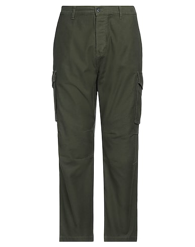 EDWIN Casual trouser Military green 100% Cotton