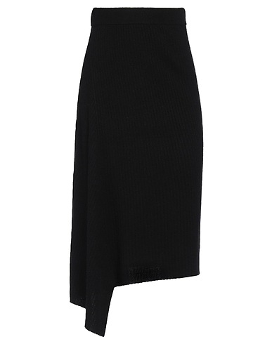 MAX MARA STUDIO Midi-Rock Schwarz 80% Wolle, 20% Kaschmir