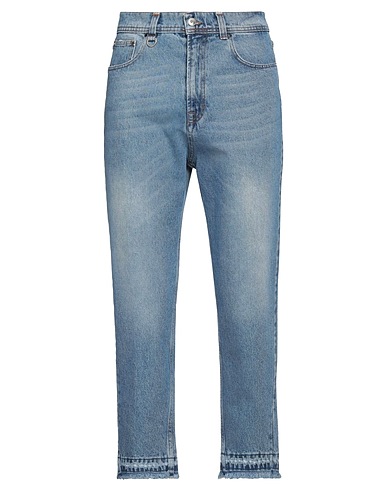 PAOLO PECORA Denim trousers Blue 100% Cotton