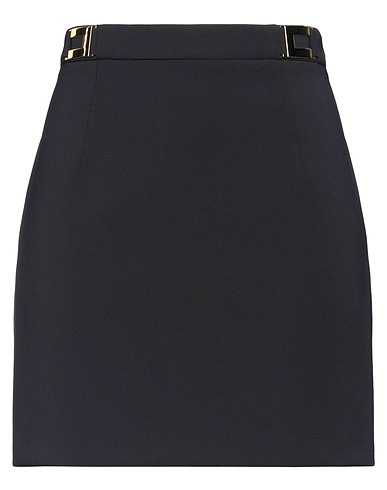 ELISABETTA FRANCHI Mini skirt Black 96% Polyester, 4% Elastane