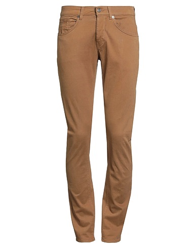DONDUP Casual trouser Brown 98% Cotton, 2% Elastane
