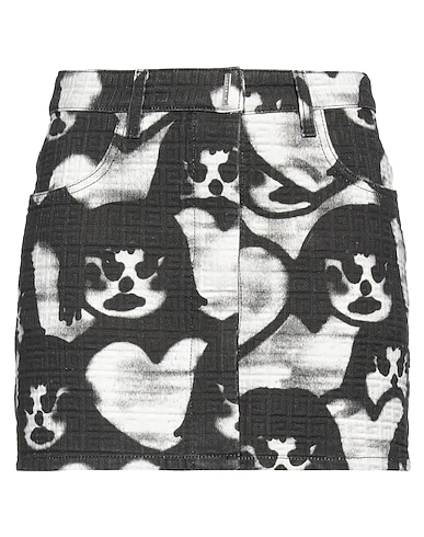 GIVENCHY Mini skirt Black 100% Cotton, Polyester