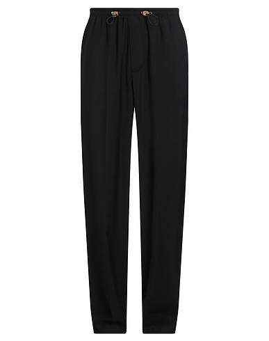 VERSACE Casual pants Black 100% Viscose