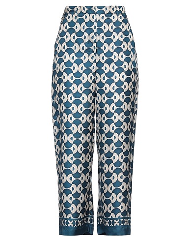 'S MAX MARA Casual trouser Light blue 100% Silk
