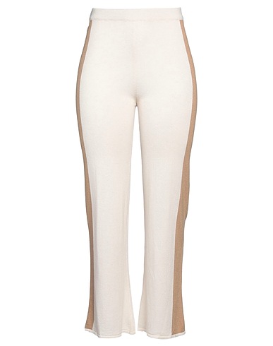 AKEP Pantalone Panna 45% Viscosa, 25% Lana Merino, 25% Poliammide riciclato, 5% Cachemire