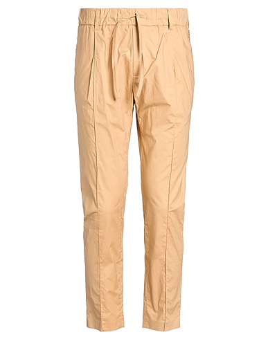 GREY DANIELE ALESSANDRINI パンツ BEIGE コットン 95% / ポリウレタン 5%