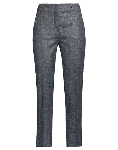 PESERICO Casual trouser Midnight blue 92% Virgin Wool, 4% Polyamide, 3% Polyester, 1% Elastane