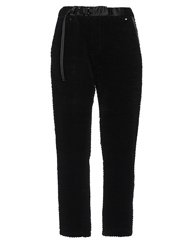 WHITE SAND Casual pants Black 97% Polyester, 3% Elastane