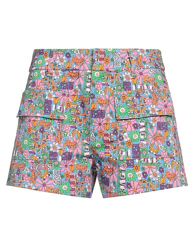 CHIARA FERRAGNI Shorts & Bermuda Azure 97% Cotton, 3% Elastane