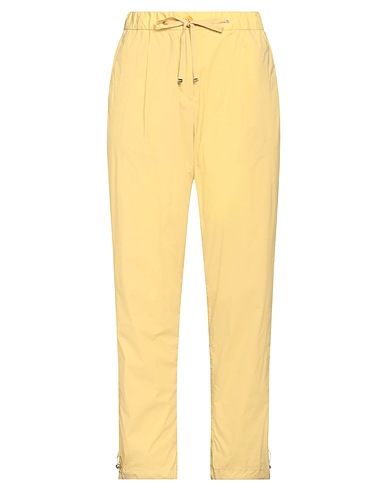 HERNO Casual trouser Mustard 86% Polyamide, 14% Elastane, Cotton, Polyester