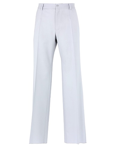 DOLCE&GABBANA Pantalone Grigio chiaro 97% Lana, 3% Elastan