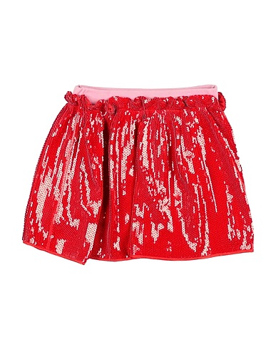 N°21 Skirt Red 100% Polyester, Cotton
