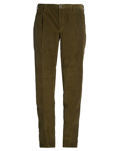 INCOTEX Casual trouser BY SLOWEAR VERDE MILITARE 98% Cotton, 2% Elastane