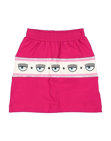 CHIARA FERRAGNI Skirt Fuchsia 95% Cotton, 5% Elastane