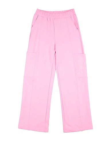 CHIARA FERRAGNI Casual pants Pink 95% Cotton, 5% Elastane