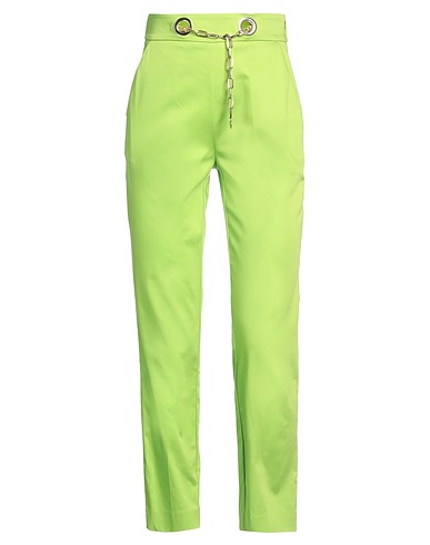 CLIPS Casual trouser Green 97% Cotton, 3% Elastane