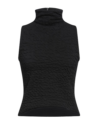 THOM KROM Top Black 51% Cotton, 45% Viscose, 4% Elastane