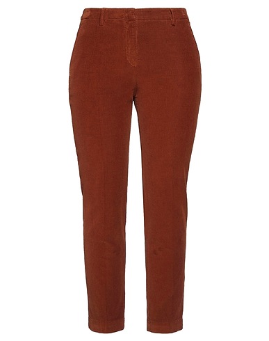 INCOTEX Casual trouser Brown 98% Cotton, 2% Elastane