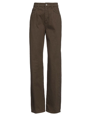 PATRIZIA PEPE Pantaloni jeans Verde militare 100% Cotone