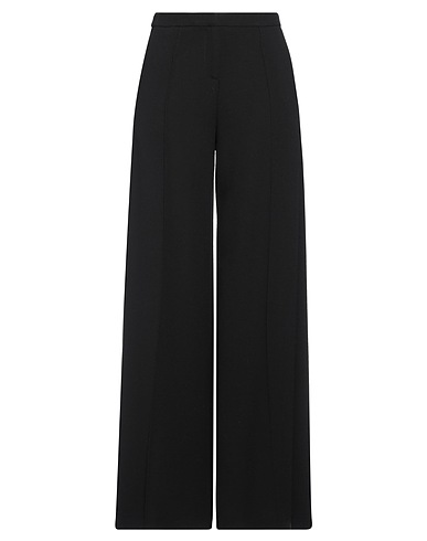 DAVID KOMA Casual trouser Black 100% Wool