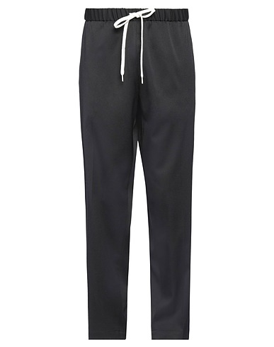 MM6 MAISON MARGIELA Casual pants Black 54% Polyester, 44% Virgin Wool, 2% Elastane