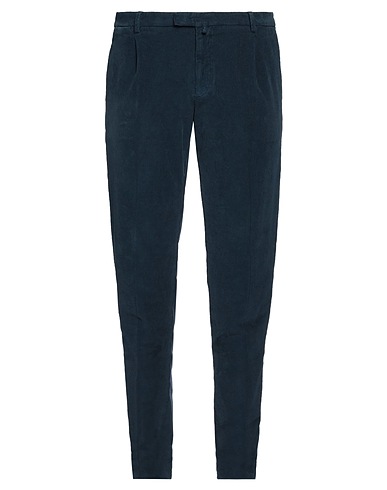 BRIGLIA 1949 Casual trouser Navy blue 98% Cotton, 2% Elastane
