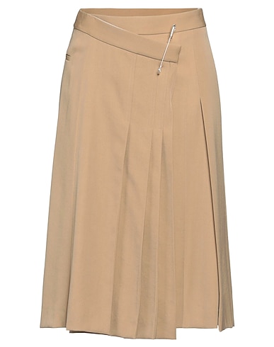 TORY BURCH Midi skirt Camel 68% Wool, 32% Viscose