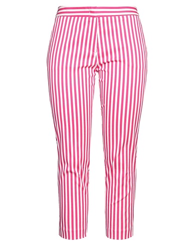 CLIPS MORE Casual trouser Fuchsia 97% Cotton, 3% Elastane