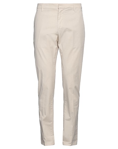 DONDUP Casual pants Beige 96% Cotton, 4% Elastane