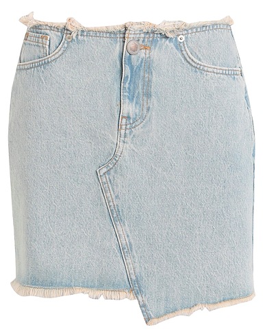 ONLY Minirock Blau 80% Baumwolle, 20% Recycelte Baumwolle