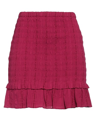 MARANT ÉTOILE Mini skirt Garnet 90% Cotton, 10% Viscose