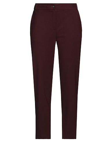 OTTOD'AME Pantalone Prugna 53% Poliestere, 43% Lana Vergine, 4% Elastan