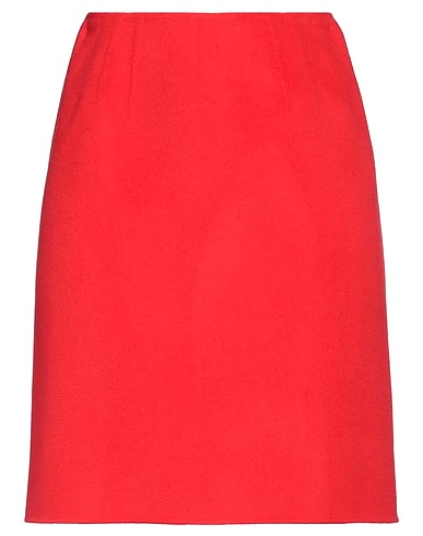 IRIS VON ARNIM Mini skirt Red 50% Cashmere, 50% Wool