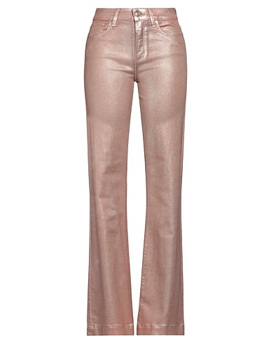 PAIGE Denim pants Blush 52% Rayon, 26% Cotton, 21% Polyester, 1% Elastane