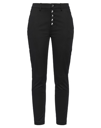 DONDUP Casual pants Black 69% Modal, 28% Cotton, 3% Elastane