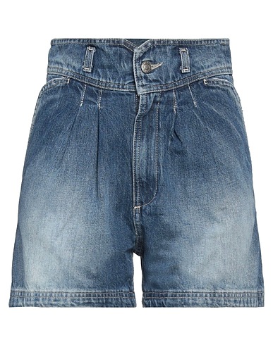 VICOLO Denim shorts Blue 100% Cotton