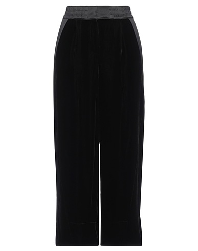 GIORGIO ARMANI Casual trouser Black 80% Viscose, 20% Silk