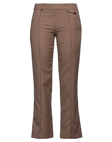 MARNI Casual pants Khaki 100% Virgin Wool, Viscose