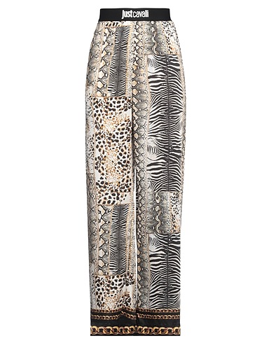 JUST CAVALLI Casual trouser Ivory 100% Polyester