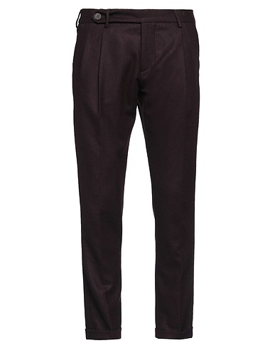 MESSAGERIE Pantalone PATRIZIO PISCAGLIA Bordeaux 65% Lana, 35% Poliestere