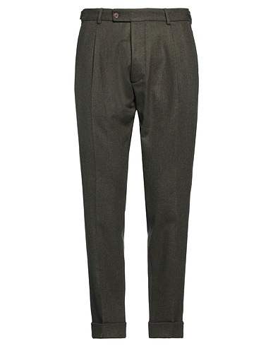 MESSAGERIE Hosen PATRIZIO PISCAGLIA Militärgrün 65% Wolle, 35% Polyester