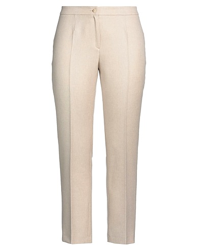 ROBERTO QUAGLIA Casual trouser Beige Virgin Wool