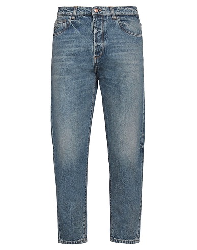 OFFICINA 36 Denim trousers Blue 100% Cotton