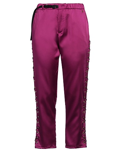 WHITE SAND Casual trouser Purple 96% Polyester, 4% Elastane