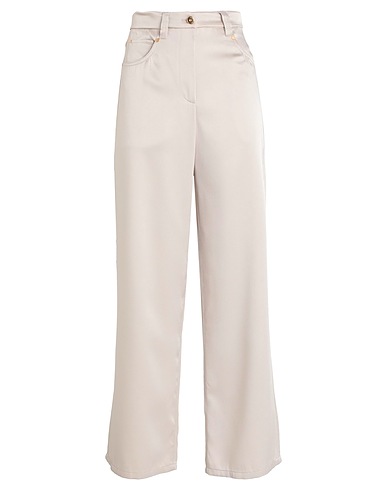 BRUNELLO CUCINELLI Casual pants Beige 61% Acetate, 39% Viscose, Brass
