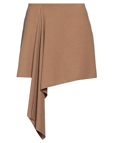 SEAFARER Mini skirt Camel 85% Virgin Wool, 15% Cashmere