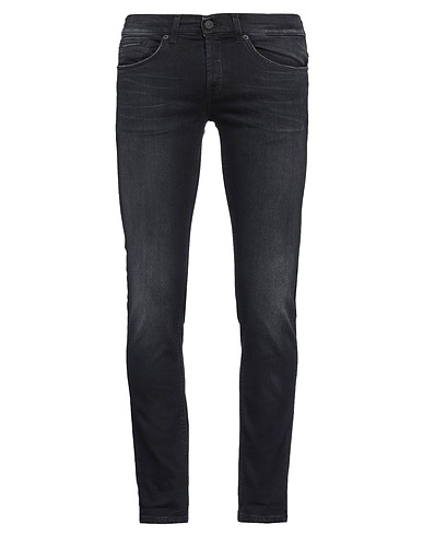 DONDUP Denim pants Black 57% Organic cotton, 37% Modal, 4% Elastomultiester, 2% Elastane